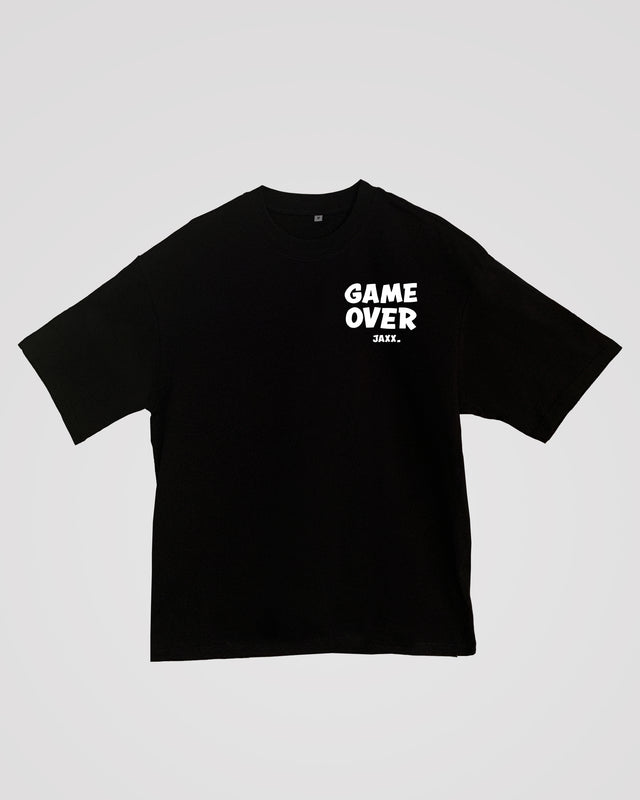 Jaxx character graphic t-shirt oversized streetwear Gabriel Emmanuele Australia front tshirt view.